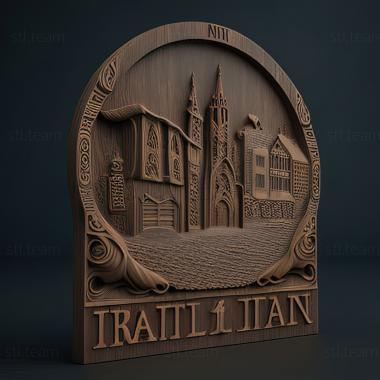 3D модель Таллинн Эстония (STL)